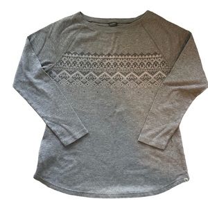 Eddie Bauer Thermal Knit Long Sleeved Top - size XL